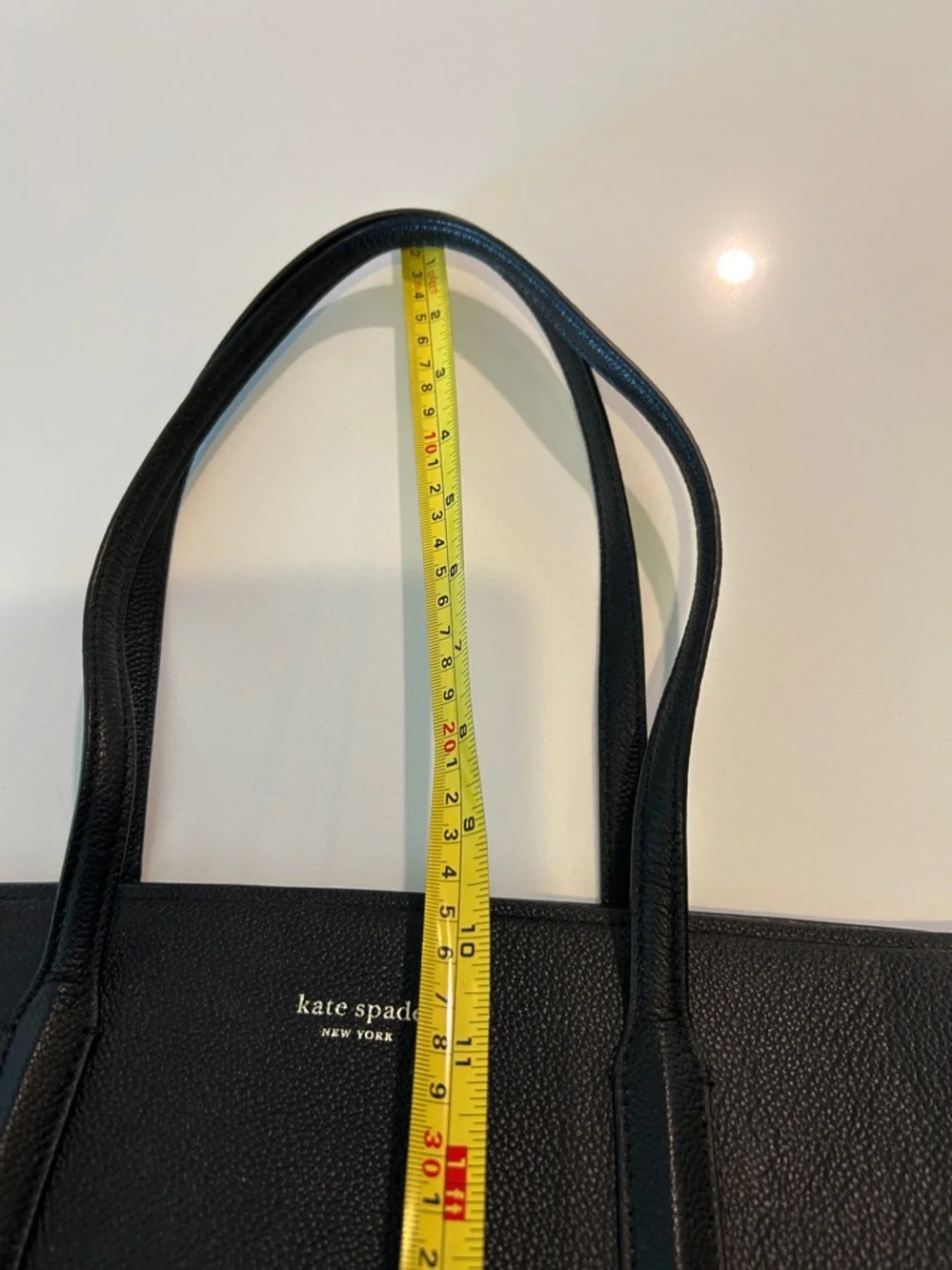 Kate Spade Black & Cream Two-Tone Structured Shoulder Bag